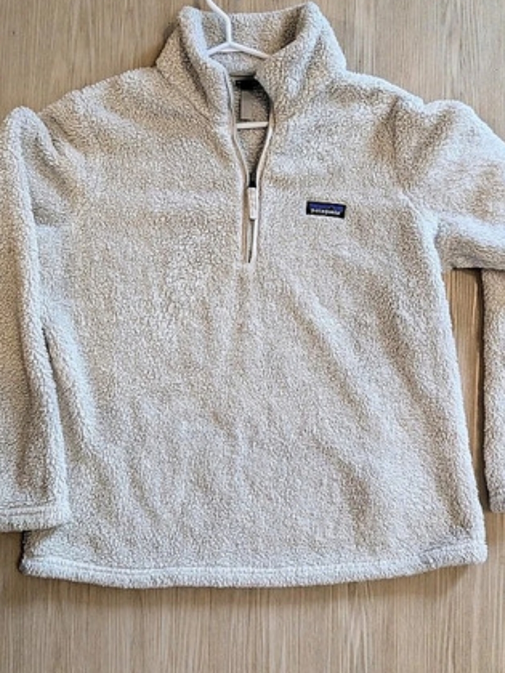 Patagonia Los Gatos 1/4-Zip Fleece Jacket Cream Large